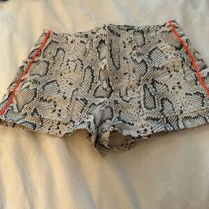 Pam and Gela snake print shorts